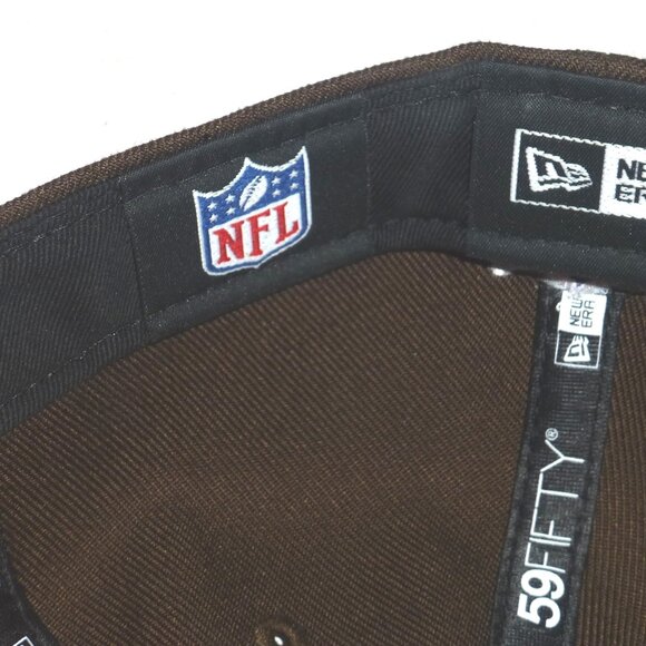 New Era 59Fifty Cleveland Browns "Brownie The Elf" Fitted Hat Size: 7 3/8 READ - Picture 8 of 9